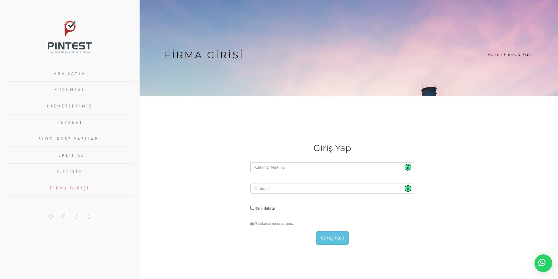 Firma Girişi