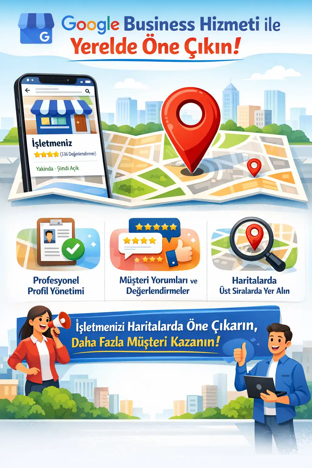 Google Business Hizmeti ile Yerel Müşterilere Ulaşın