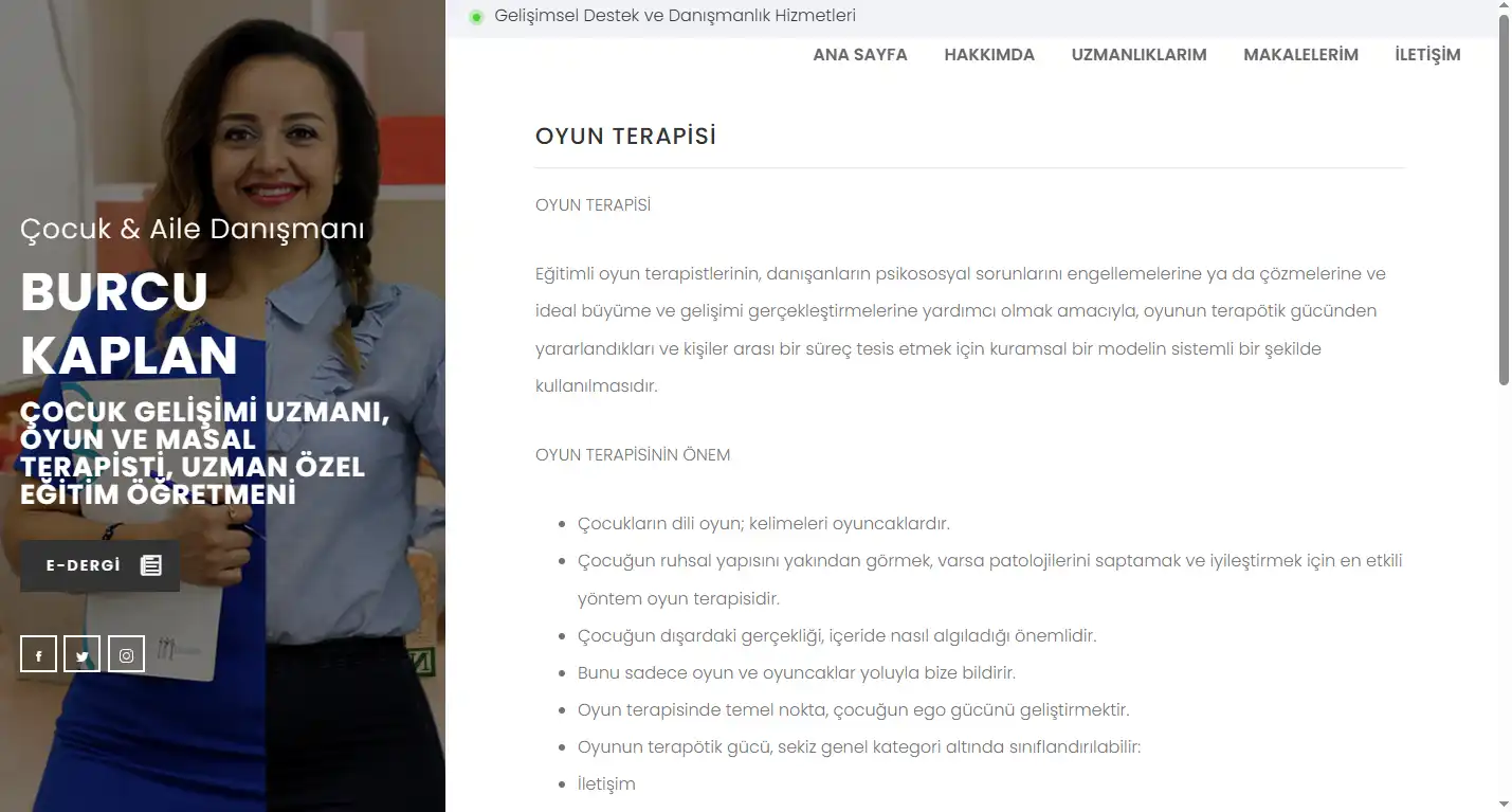 Oyun Terapisi