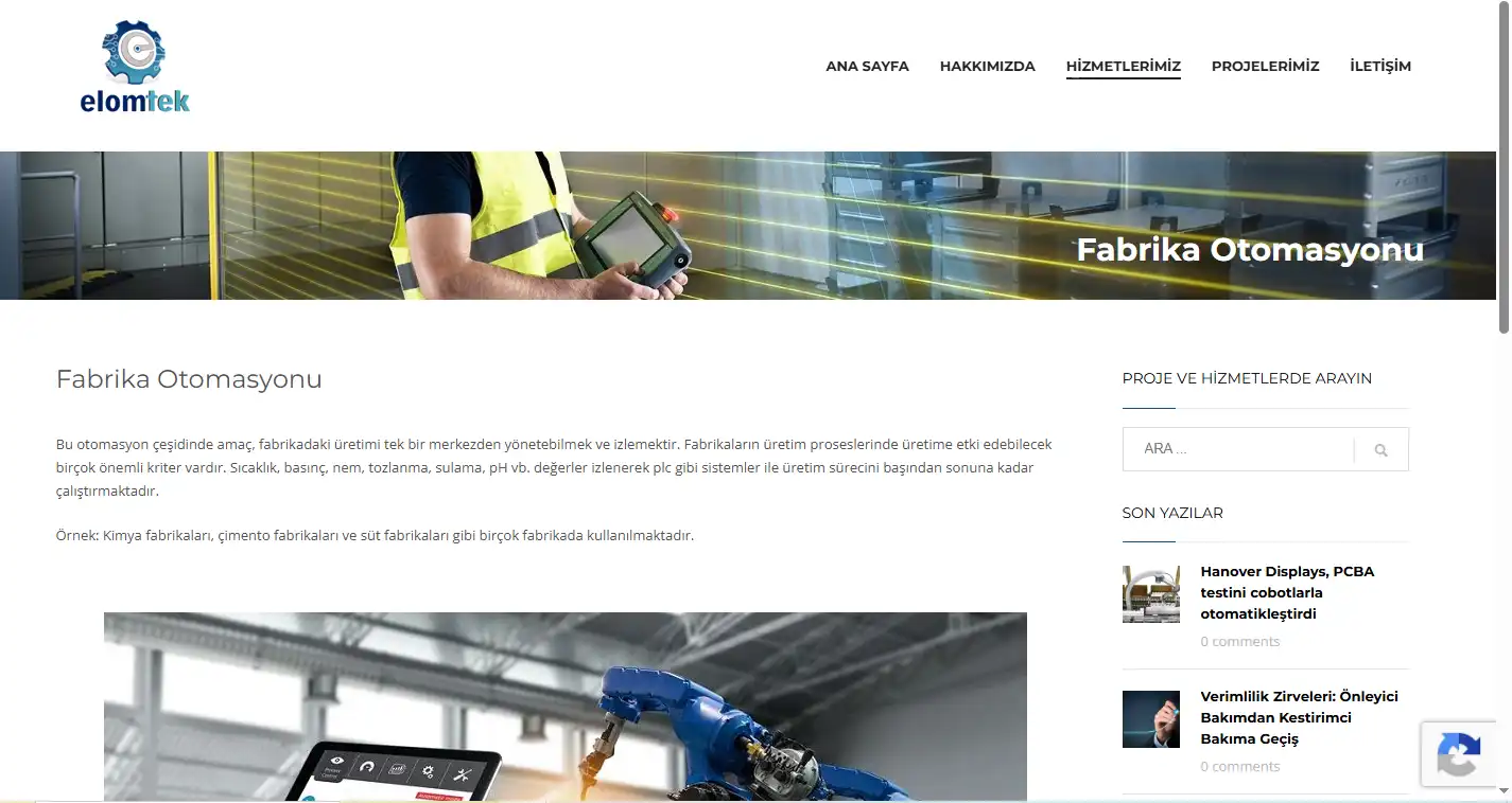 Fabrika Otomasyonu