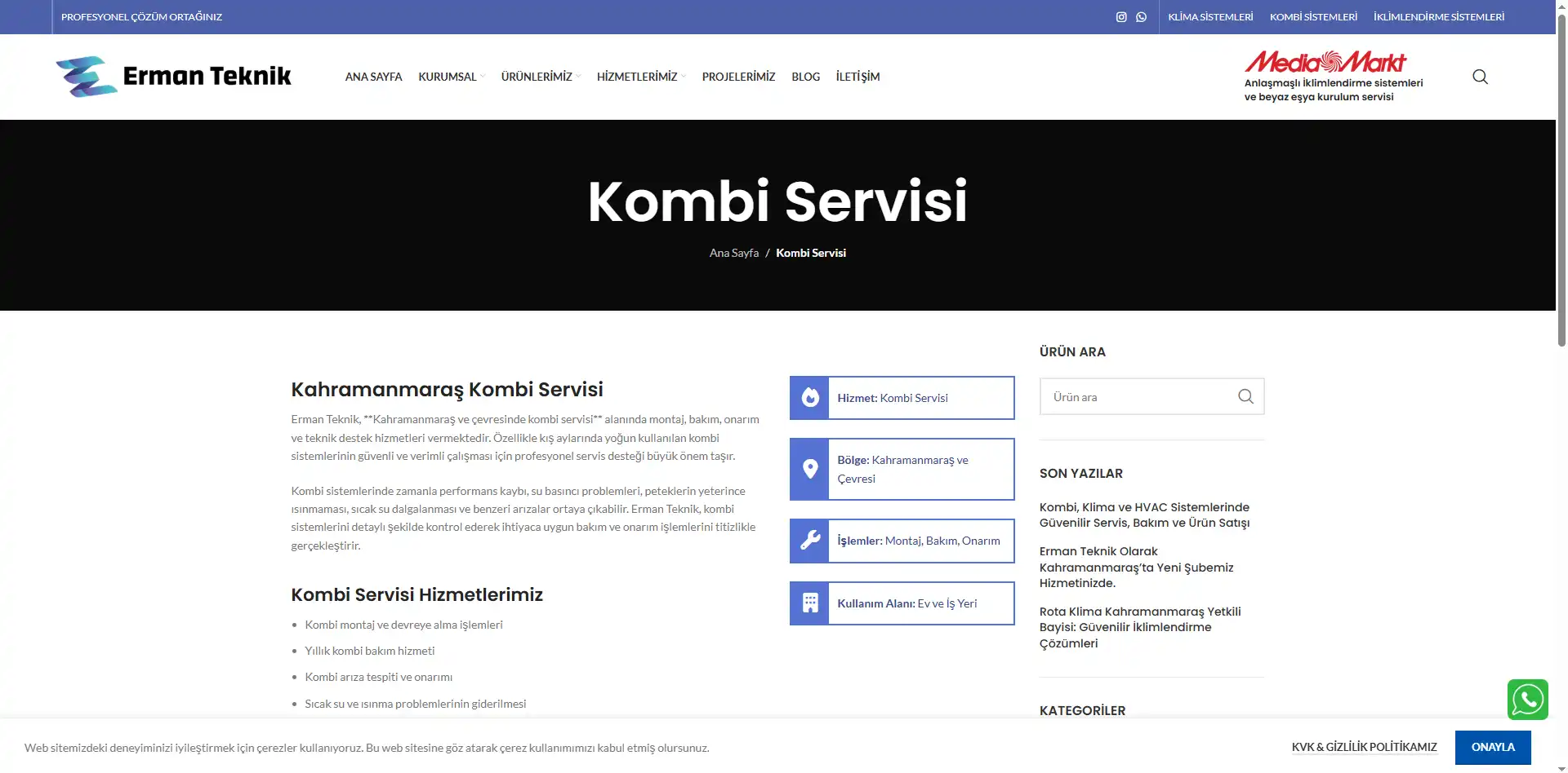 Kombi Servisi