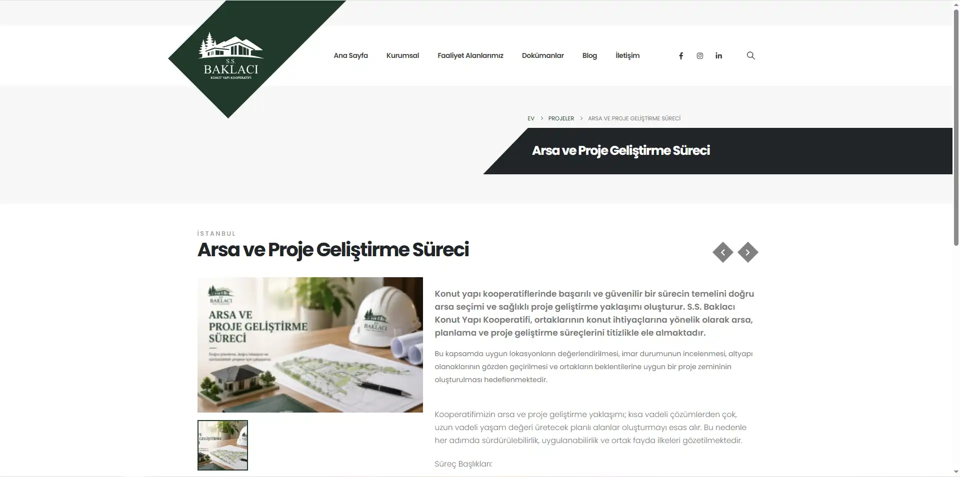 Arsa ve Proje Geliştirme Süreci